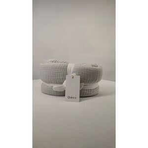 Quince Organic Airy Gauze Throw Silver Blankets 50X60